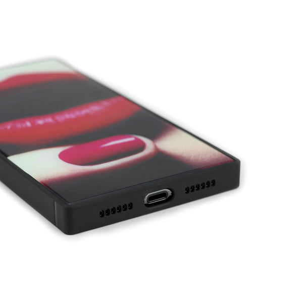 Kiss Me - Tempered Glass Phone Case