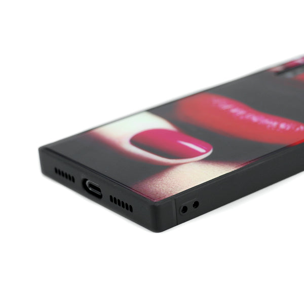 Kiss Me - Tempered Glass Phone Case