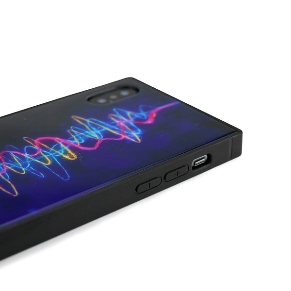 Vibing Waves - Tempered Glass Phone Case