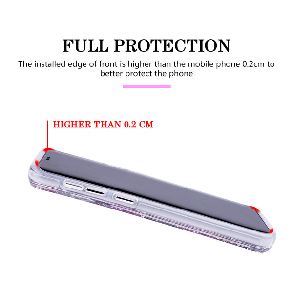 Silver Purple Flowers, Floral Case | Made with Genuine Flowers