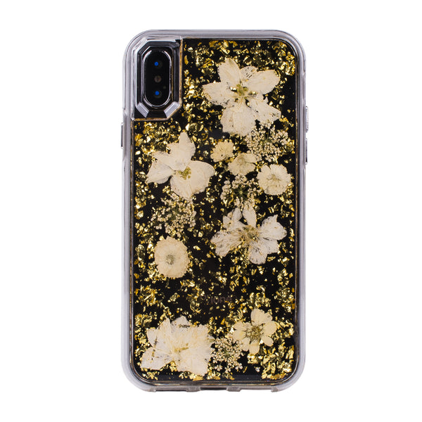 Golden Yellow Flowers, Floral Case | Made with Genuine Flowers