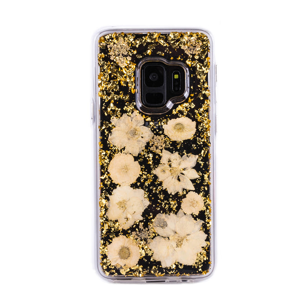 Golden Yellow Flowers, Floral Case | Made with Genuine Flowers