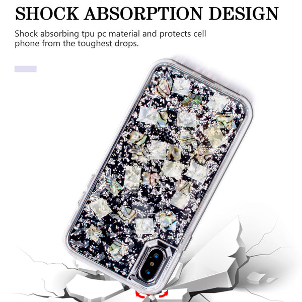 Silver Sea Shells | Made with Real Sea Shells