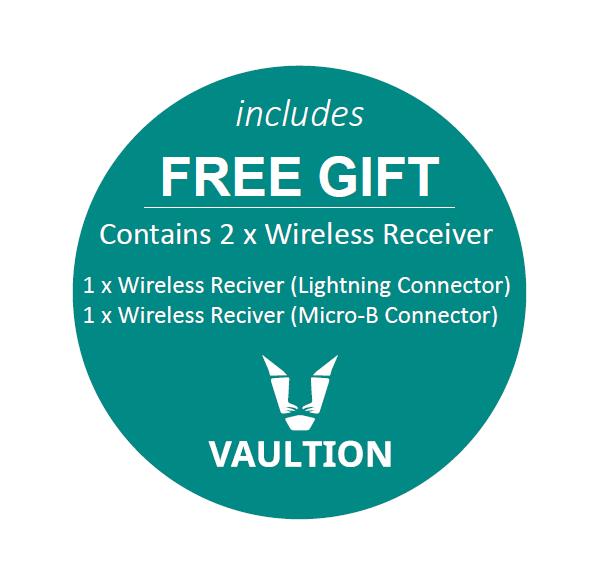 QI Ultra Slim Fast Wireless Charging Pad | Black | iPhone & Android Micro-B Port receivers included