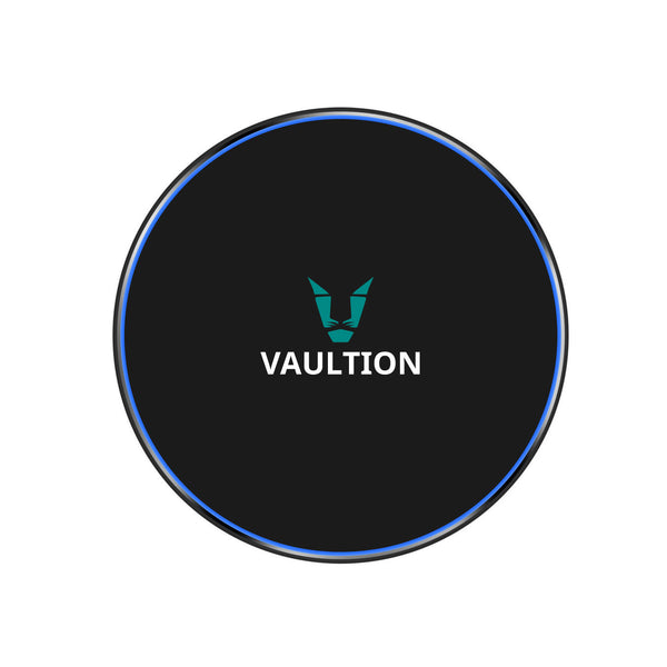 QI Ultra Slim Fast Wireless Charging Pad | Black | iPhone & Android Micro-B Port receivers included