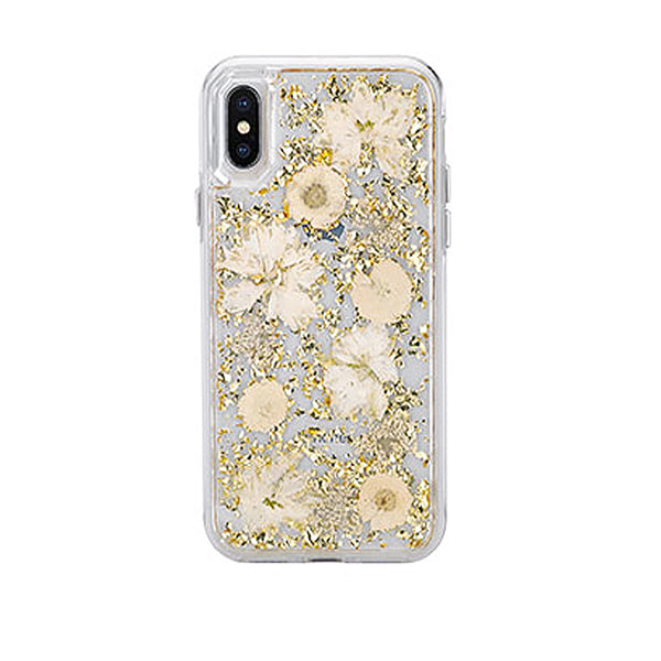 Golden Yellow Flowers, Floral Case | Made with Genuine Flowers