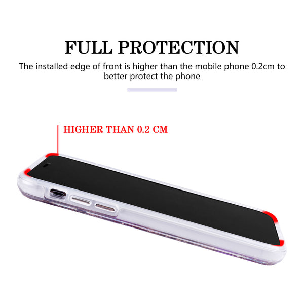 Silver Purple Flowers, Floral Case | Made with Genuine Flowers